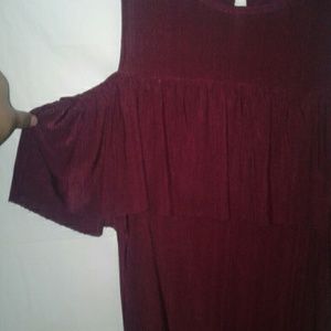 Maroon shirt